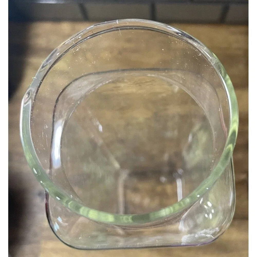 Tall Glass Container Jar Or Vase 13” Clear Glass Flowers | Decorative Items